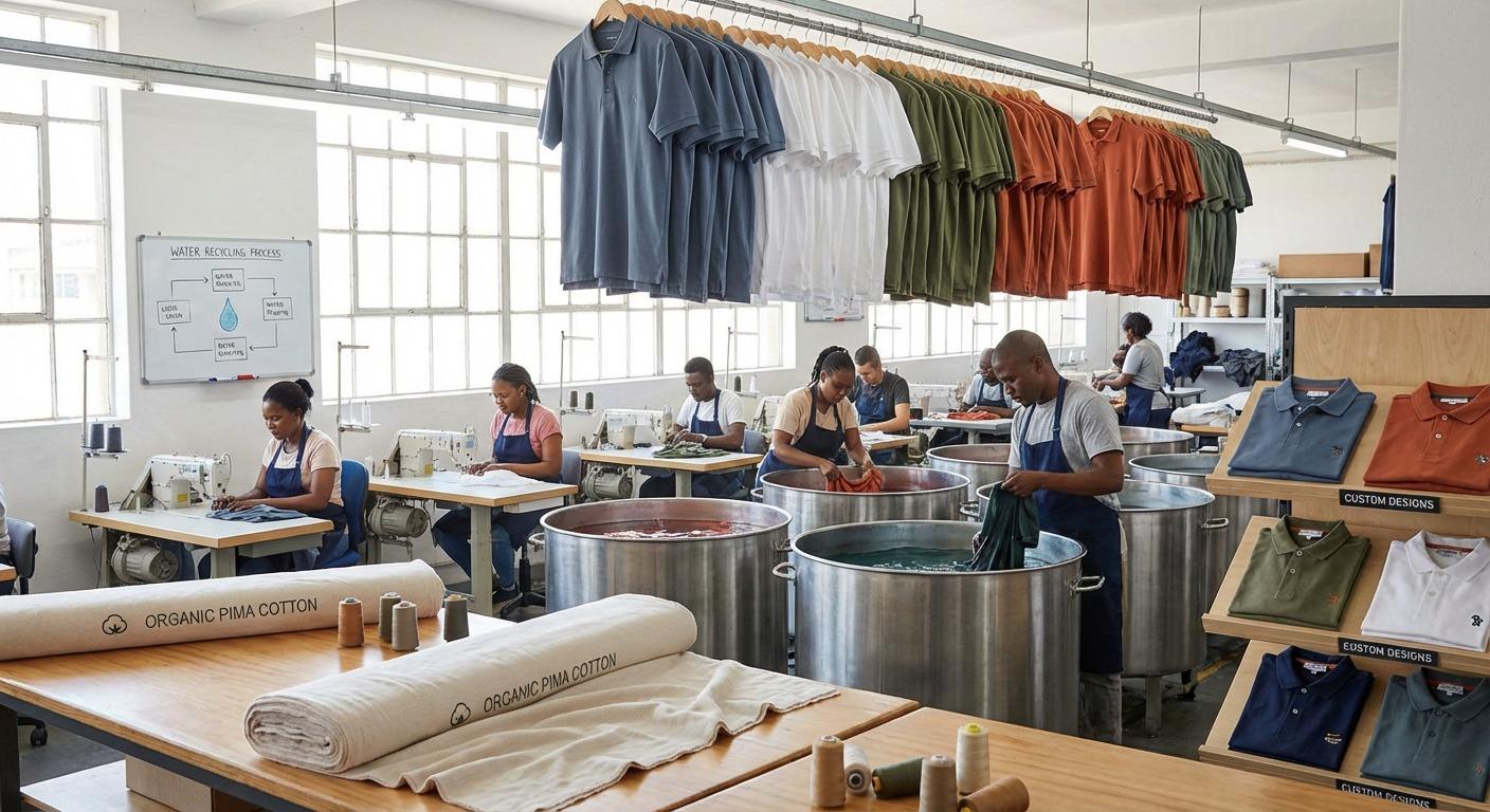 garment dyed polo shirt manufacturer, custom polo shirts supplier, high quality polo shirts, garment dyed apparel manufacturer