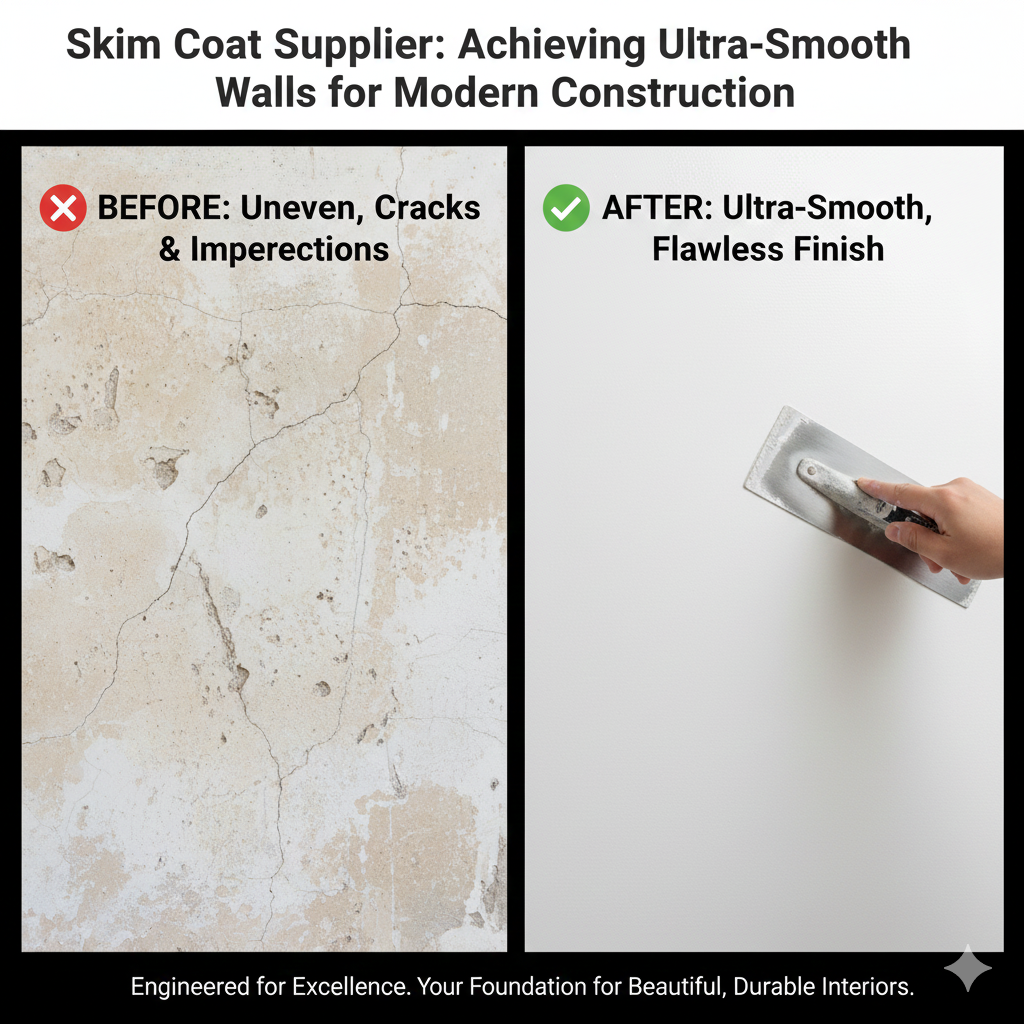 Skim Coat Supplier: Achieving Ultra-Smooth Walls for Modern Construction