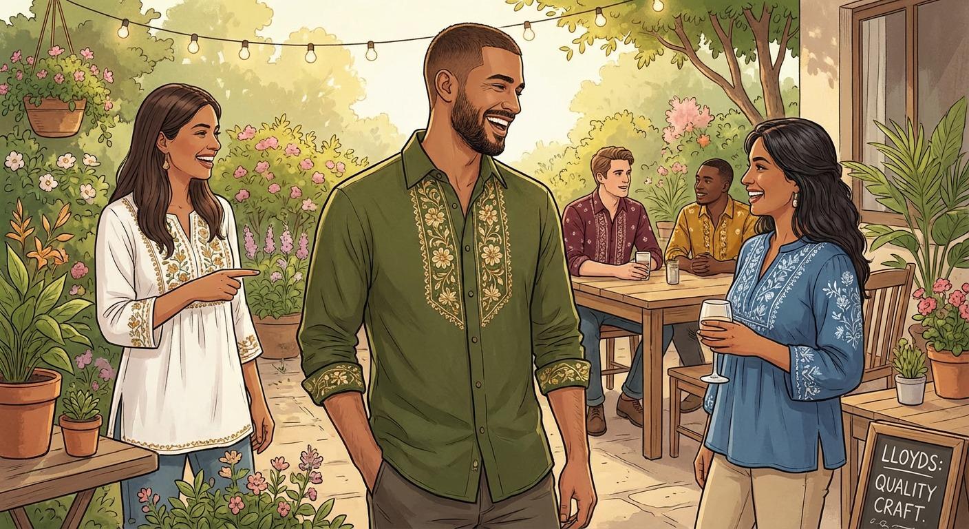 Discover the Elegance of Embroidered Shirts at Lloyds