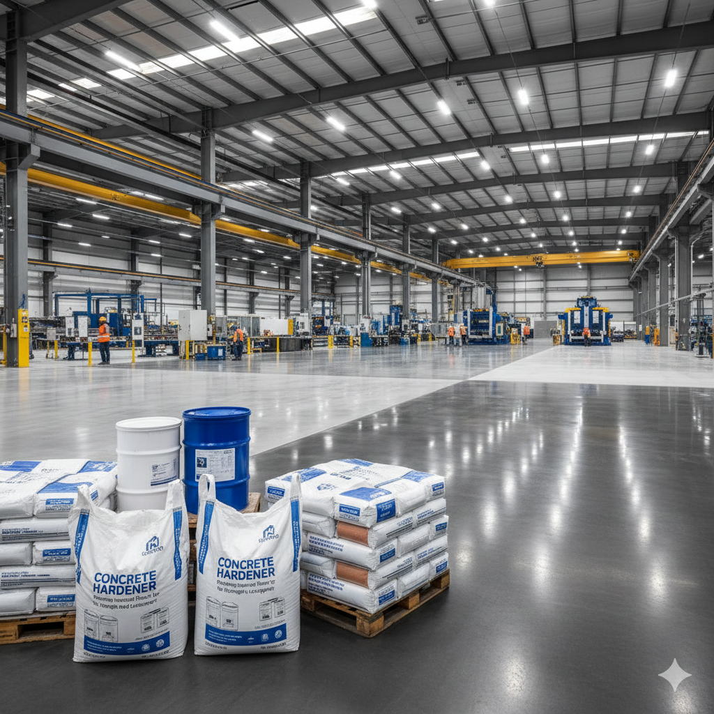 Fabricante de endurecedor de concreto: reforço de pisos industriais para resistência e longevidade
