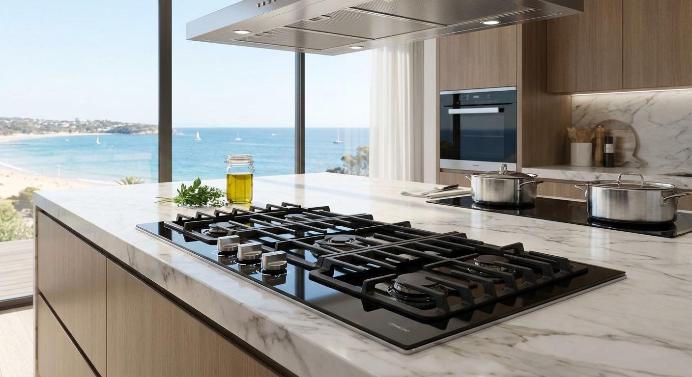 コンロのバーナーラック:モダンなコンロデザインの魅力を引き立てる