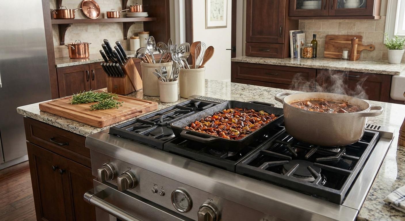 すべてのキッチンに信頼できるコンロ用バーナーラックが必要な理由