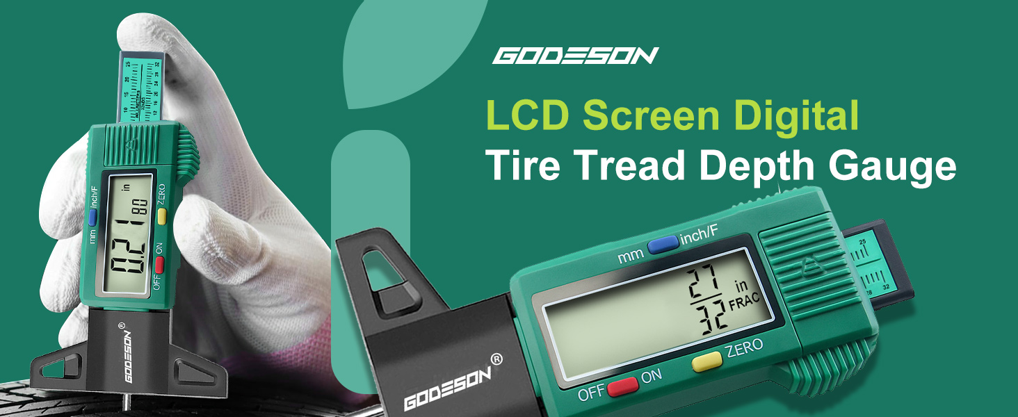 Misuratore di profondità del battistrada GODESON