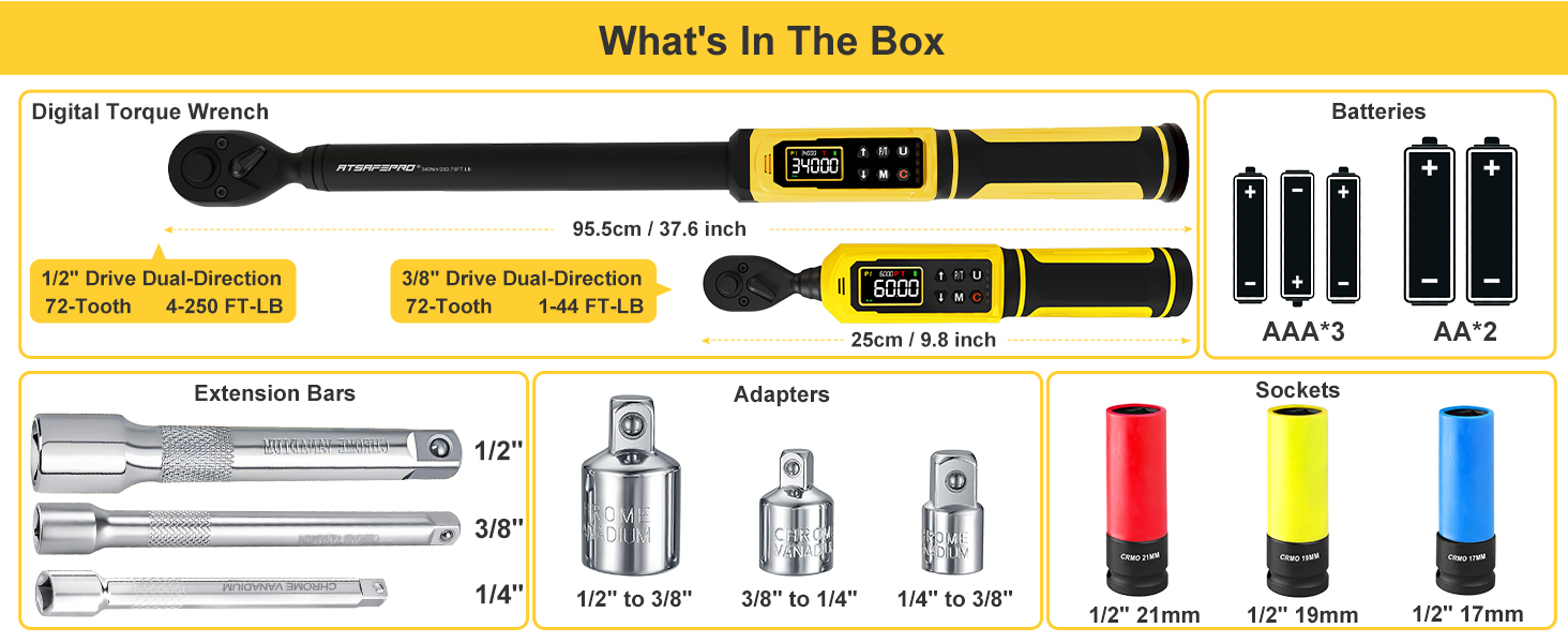 ATsafepro chiave dinamometrica digitale