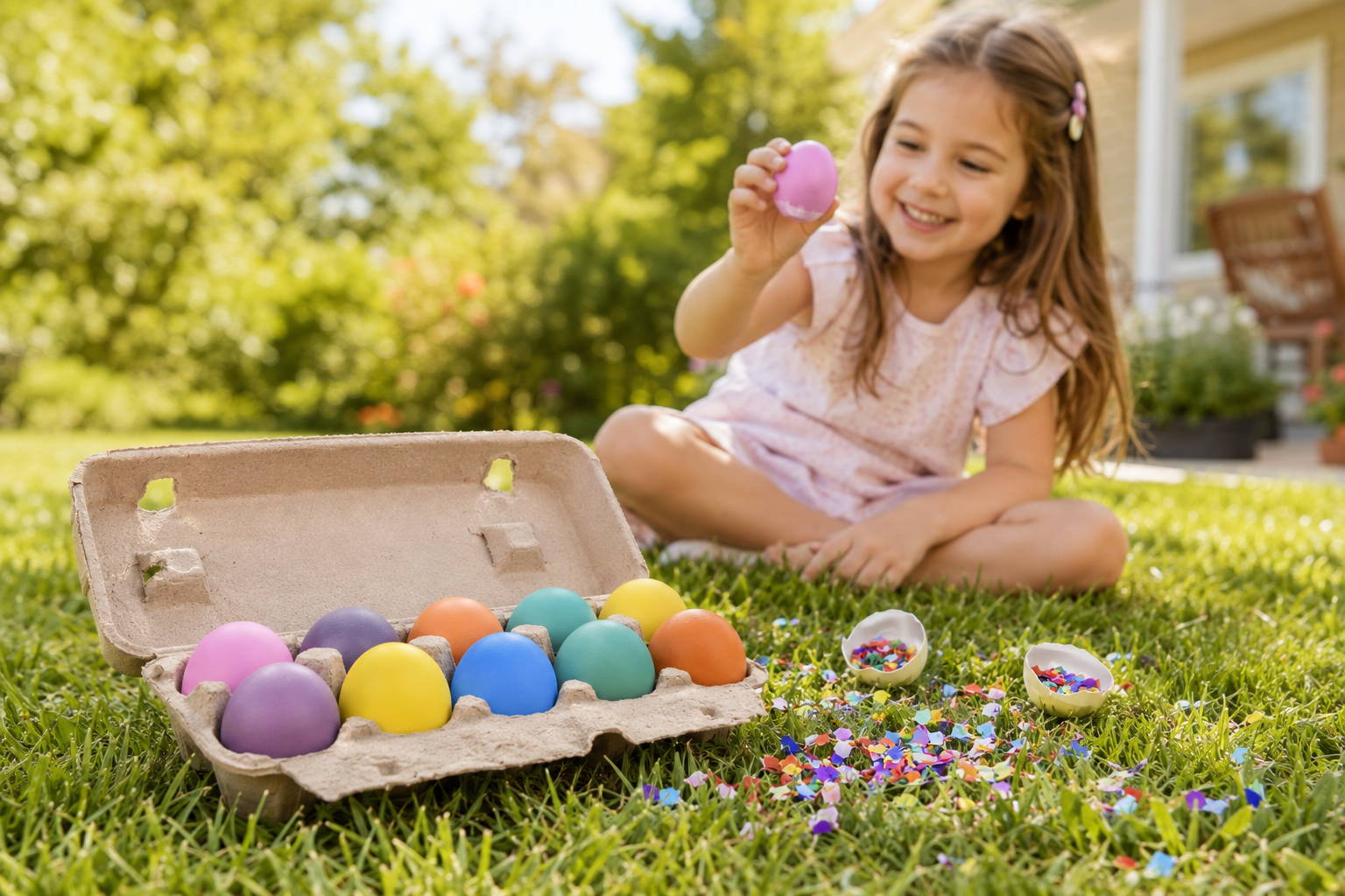 kids confetti eggs