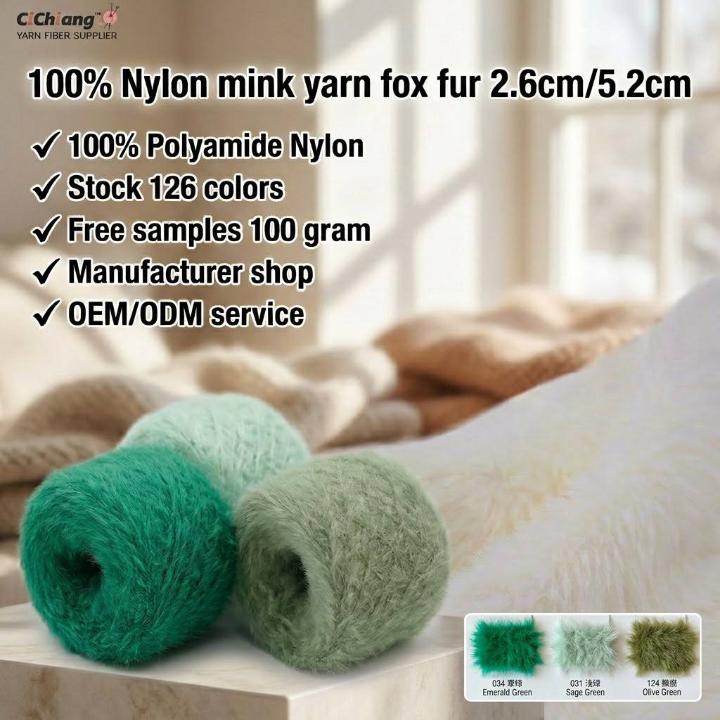 100% Nylon Yarn Buying Guide for Plush and Faux Fur Styles