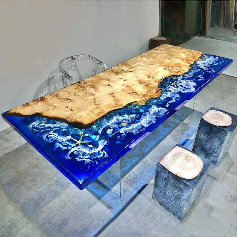 Clear 3D Epoxy Resin for River Tables and Floors