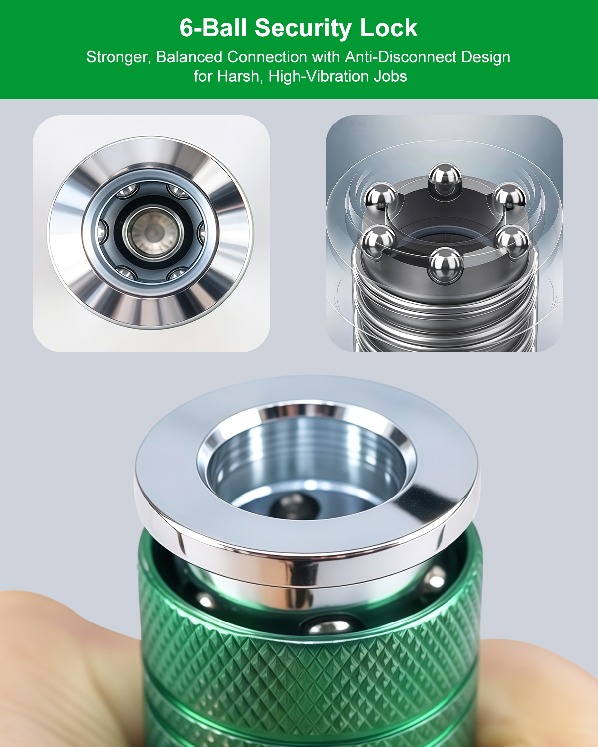 GODESON Air Fitting: All-Metal, Leak-Free Air Connection GODESON Air Fitting: All-Metal, Leak-Free Air Connection