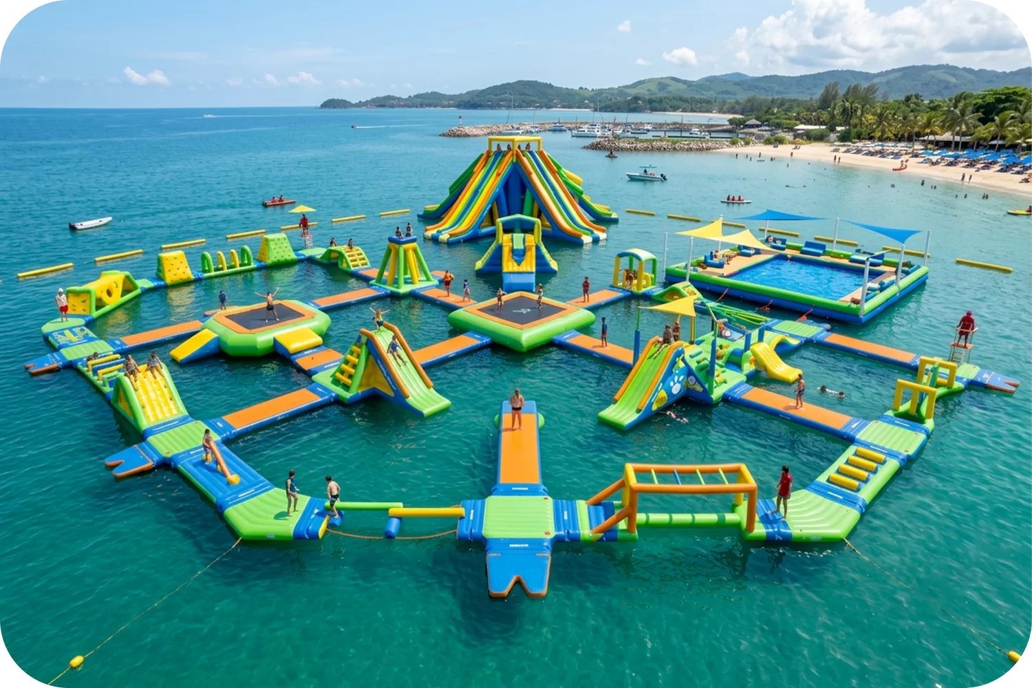 Parc aquatique gonflable Jooloog
