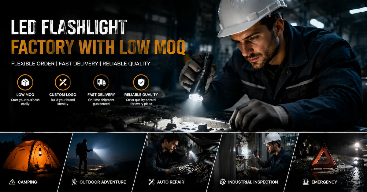 Fábrica de linternas LED con MOQ bajo: lo que los compradores deben saber. Fábrica de linternas LED con MOQ bajo: lo que los compradores deben saber.
