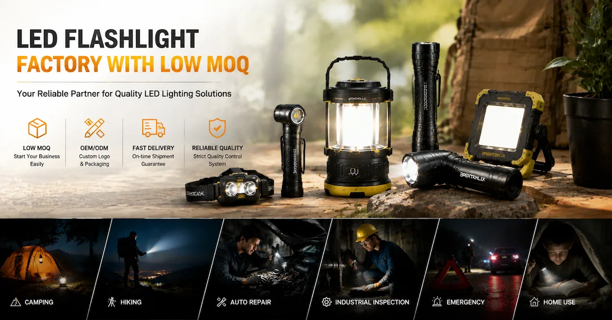 Fábrica de linternas LED con MOQ bajo: lo que los compradores deben saber. Fábrica de linternas LED con MOQ bajo: lo que los compradores deben saber.