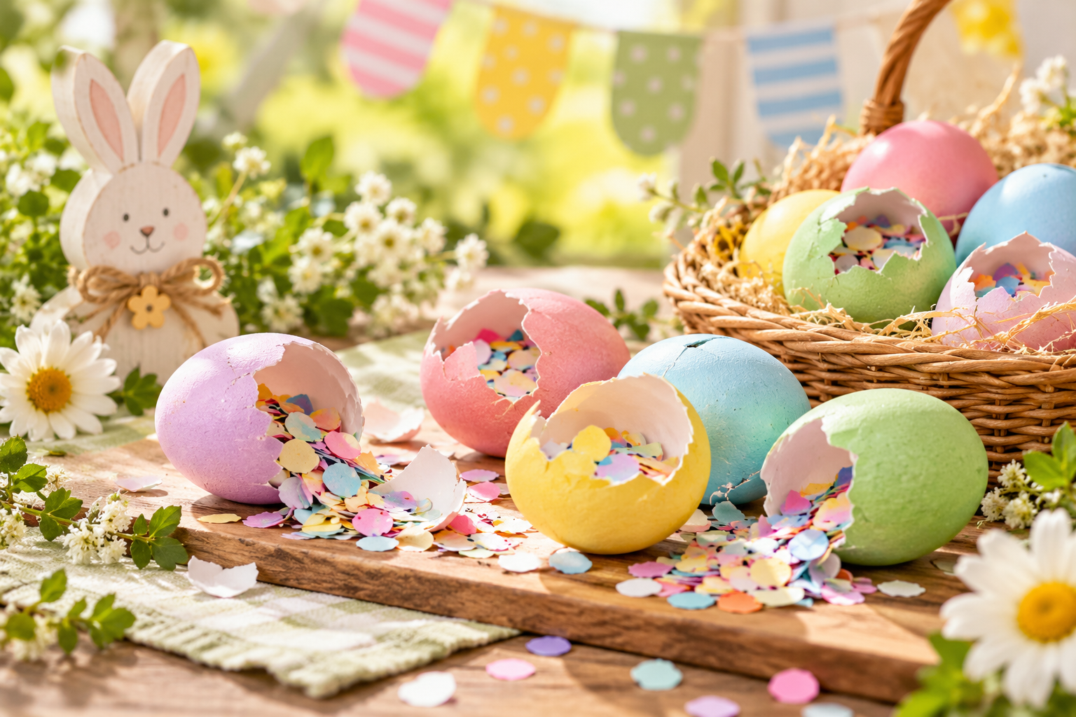 confetti eggs party